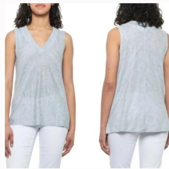 Sigrid Olsen 100% Organic Linen - Picture 1 of 9